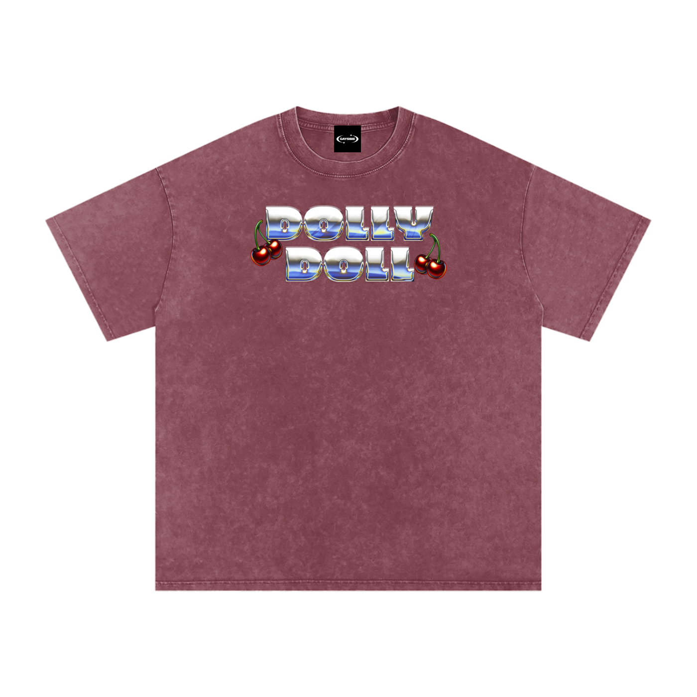 Oversize Tee SPICY / S DOLLY DOLL Metallic Premium Oversized Tee ~ GAYSBIE PREMIUM MATERIALS