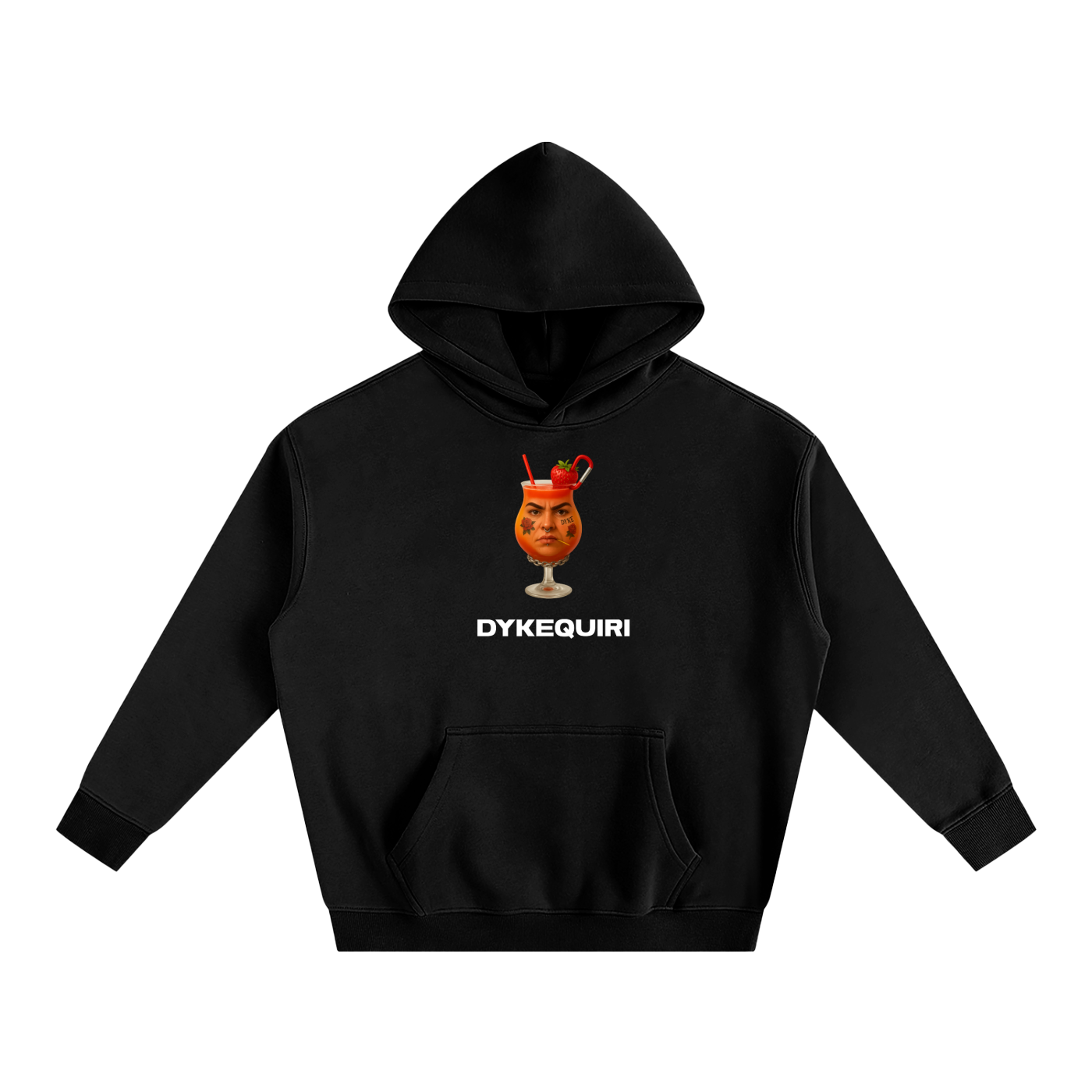 Premium Hood MIDNIGHT / S DYKEQUIRI Heavy Fleece Hoodie ~ GAYSBIE PREMIUM MATERIALS