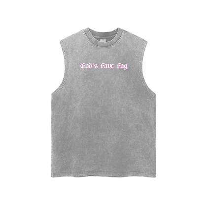 God's Fave Fag Premium Oversized Tank ~ GAYSBIE