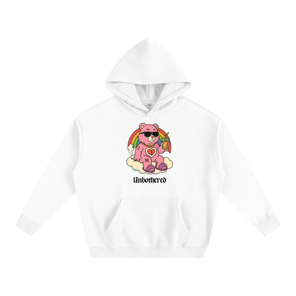 UNBOTHERED BEAR Heavy Fleece Hoodie ~ GAYSBIE