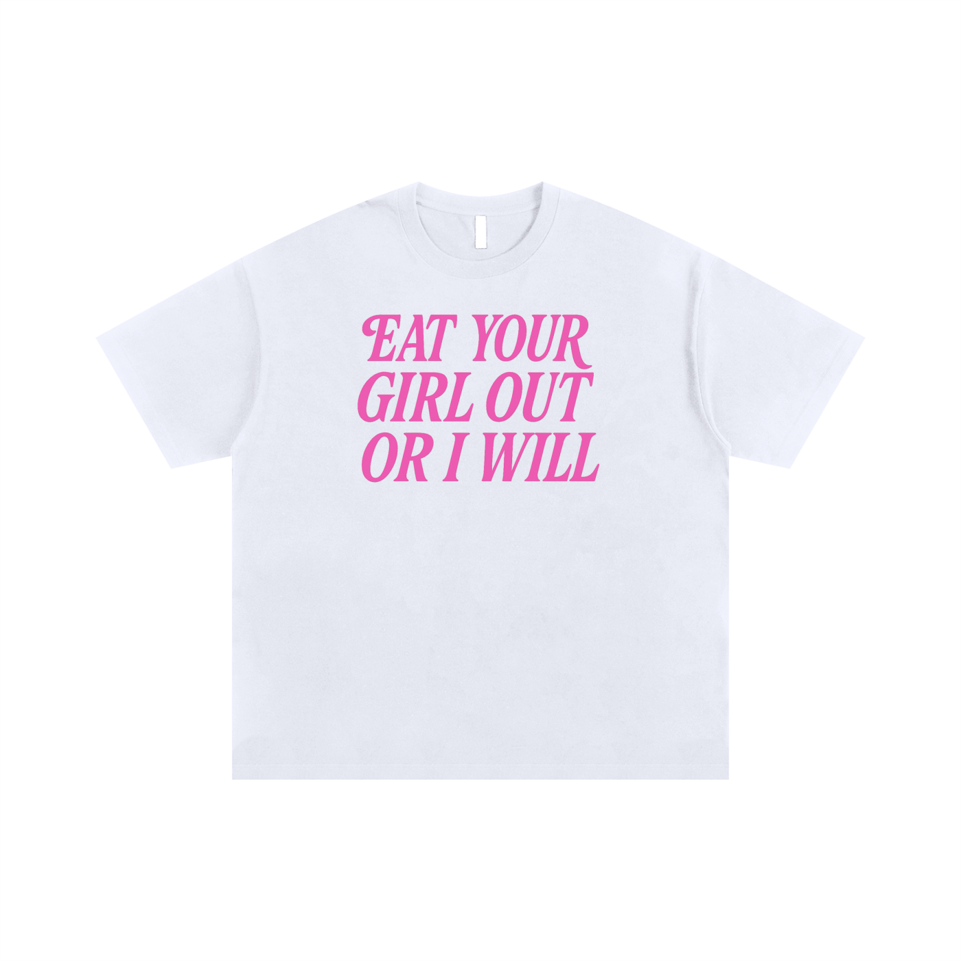 Oversize Tee ICE / S Eat Your Girl Out Oversize Signature Tee ~ GAYSBIE PREMIUM MATERIALS