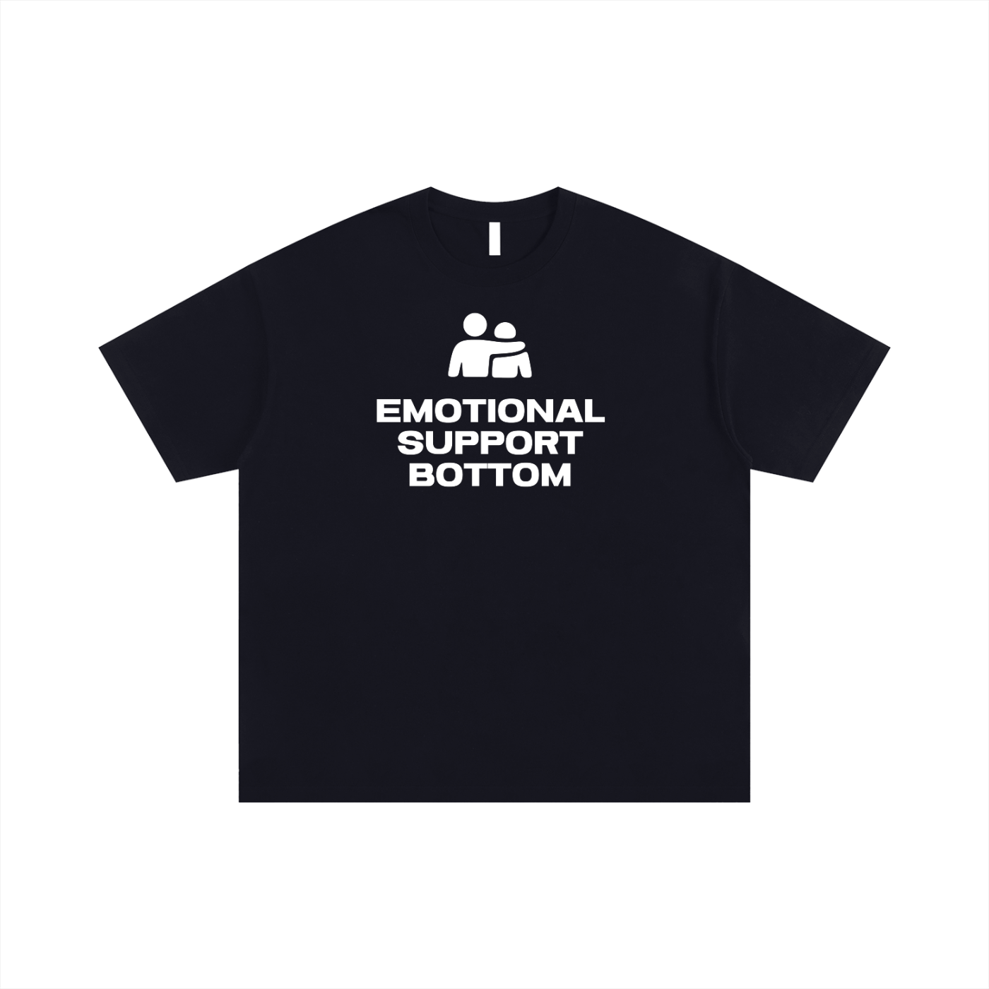 Oversize Tee MIDNIGHT / S EMOTIONAL SUPPORT BOTTOM Oversize Signature Tee ~ GAYSBIE PREMIUM MATERIALS