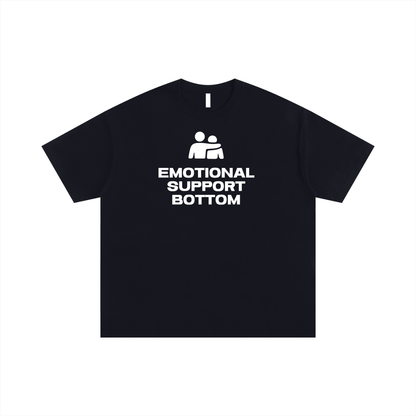 Oversize Tee MIDNIGHT / S EMOTIONAL SUPPORT BOTTOM Oversize Signature Tee ~ GAYSBIE PREMIUM MATERIALS