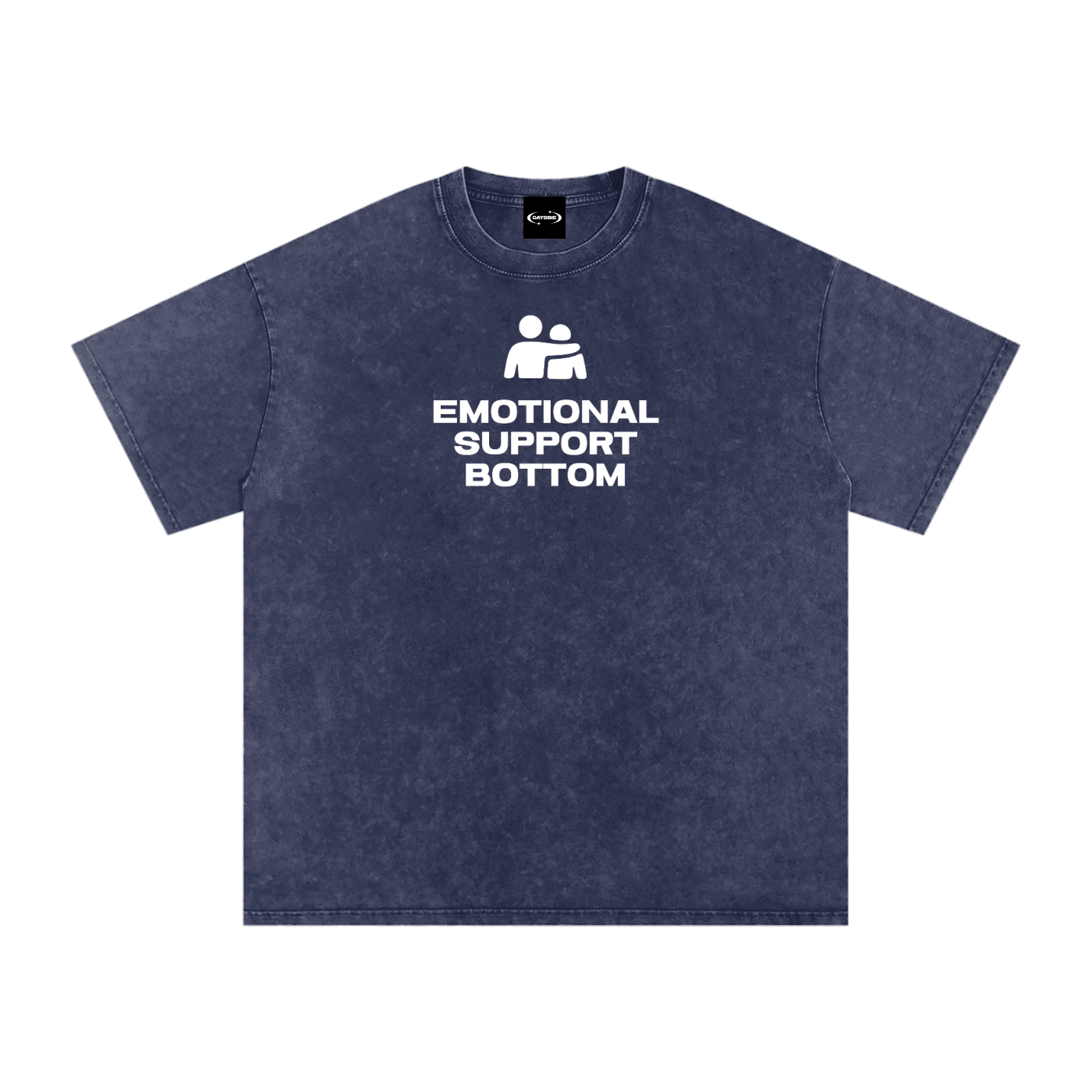 Oversize Tee ECLIPSE / S EMOTIONAL SUPPORT BOTTOM Premium Oversized Tee ~ GAYSBIE PREMIUM MATERIALS