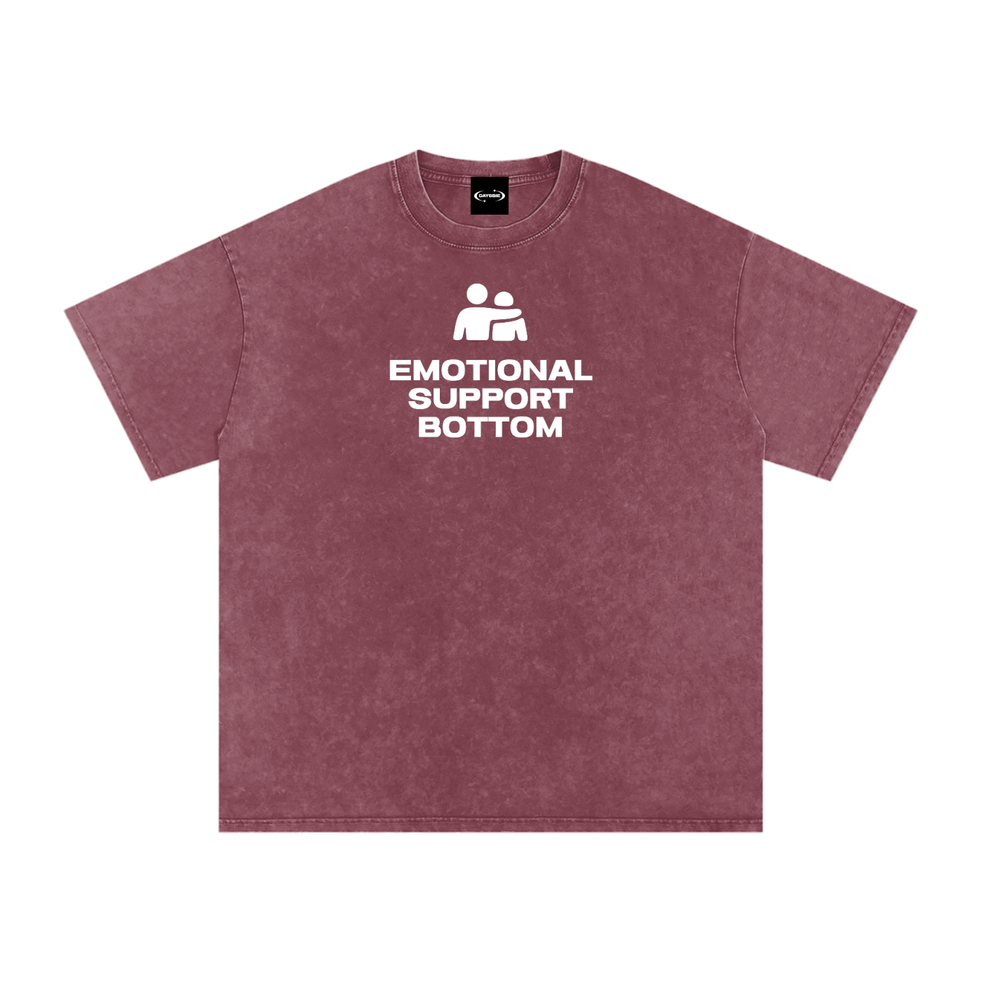 Oversize Tee SPICY / S EMOTIONAL SUPPORT BOTTOM Premium Oversized Tee ~ GAYSBIE PREMIUM MATERIALS