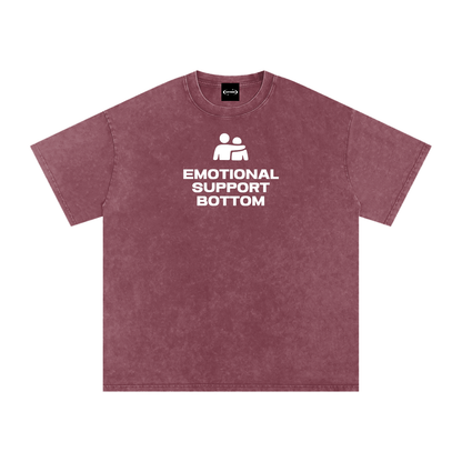 Oversize Tee SPICY / S EMOTIONAL SUPPORT BOTTOM Premium Oversized Tee ~ GAYSBIE PREMIUM MATERIALS
