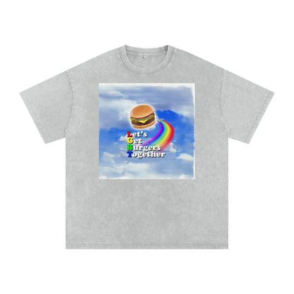 LGBT BURGER Premium Oversized Tee ~ GAYSBIE