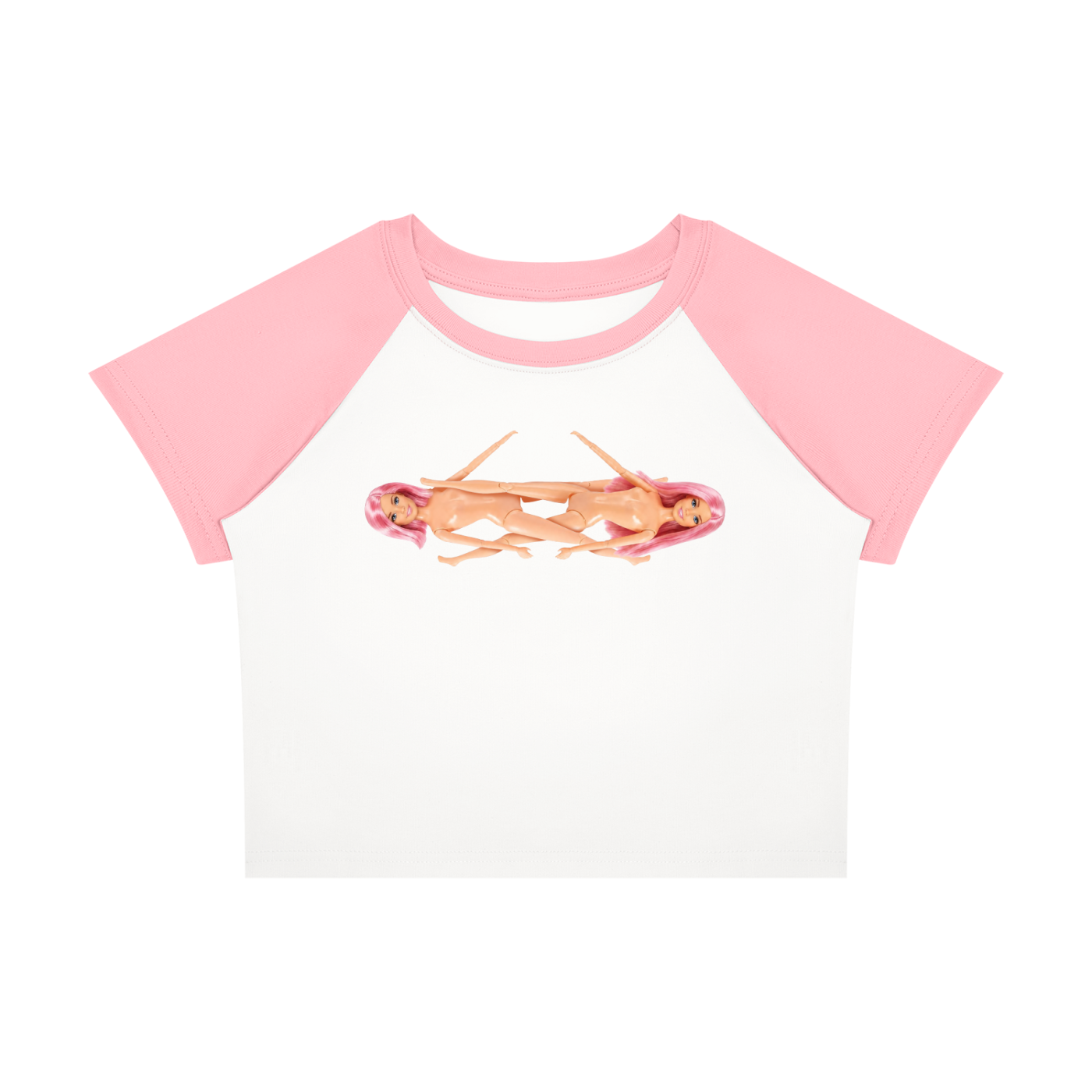 Lesbian Barbies Dual Panel Baby Tee ~ GAYSBIE
