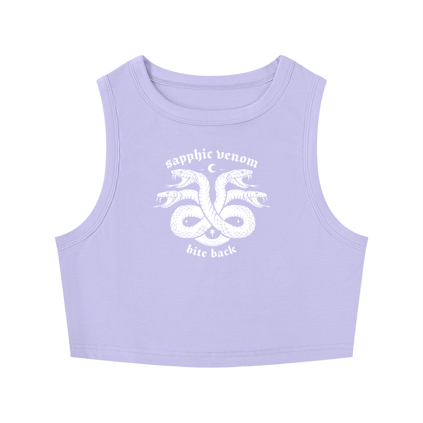 sapphic venom Crop Tank ~ GAYSBIE