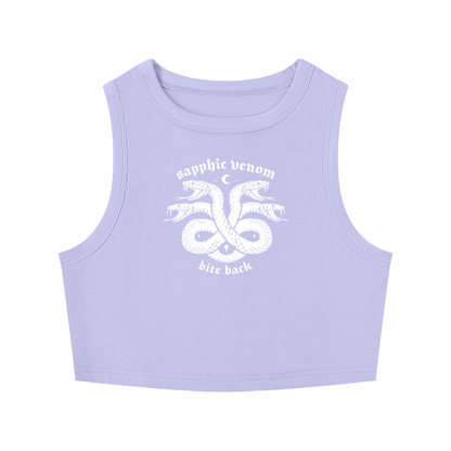 sapphic venom Crop Tank ~ GAYSBIE