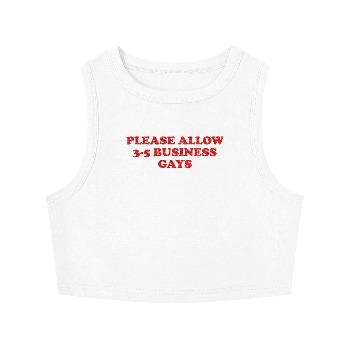 Women's Tight Crewneck Crop Tank Top