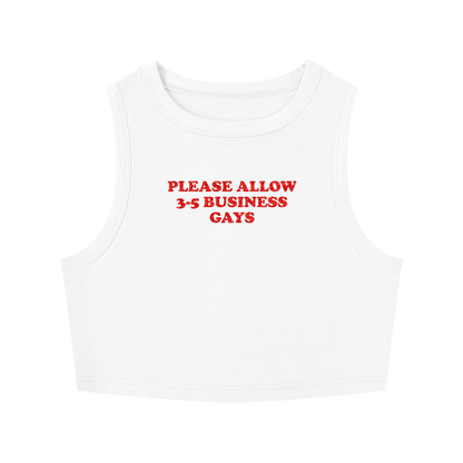 Women's Tight Crewneck Crop Tank Top