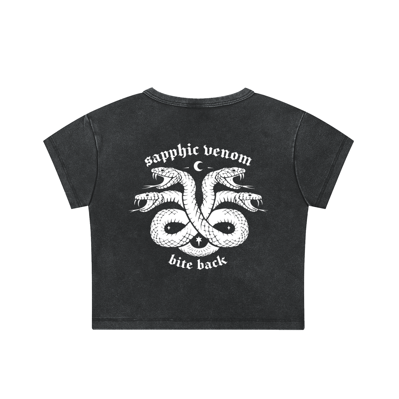 sapphic venom Fitted Wash Crop ~ GAYSBIE