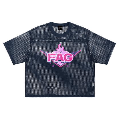 Mesh Tee ECLIPSE / S Fag Boxy Mesh Tee ~ GAYSBIE PREMIUM MATERIALS