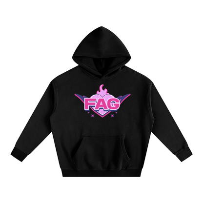 Premium Hood MIDNIGHT / S FAG Heavy Fleece Hoodie ~ GAYSBIE PREMIUM MATERIALS