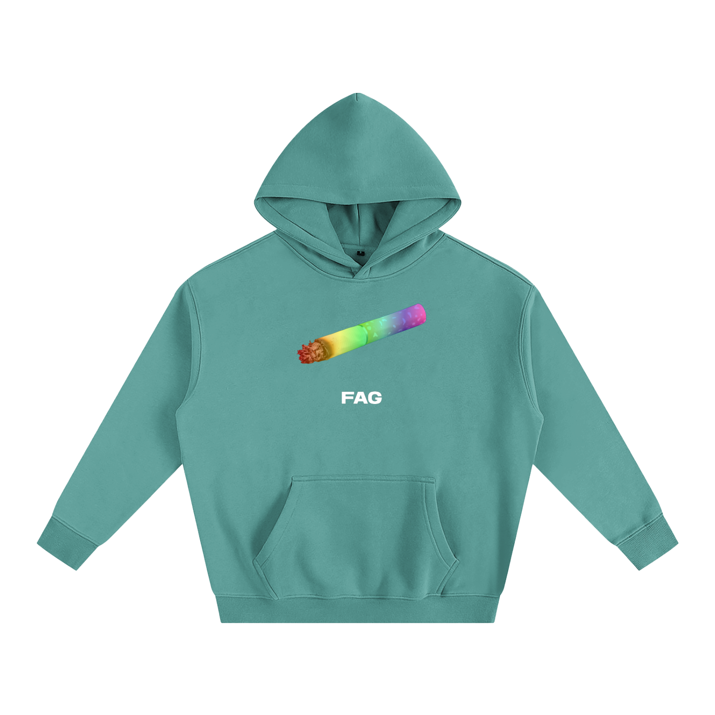 Premium Hood MINT / S FAG Heavy Fleece Hoodie ~ GAYSBIE PREMIUM MATERIALS
