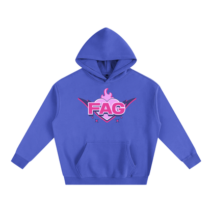 Premium Hood OCEAN / S FAG Heavy Fleece Hoodie ~ GAYSBIE PREMIUM MATERIALS