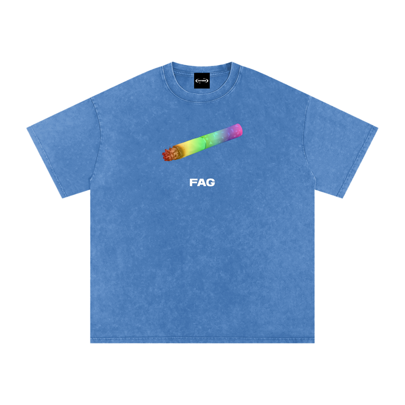 Oversize Tee SKY / S FAG Premium Oversized Tee ~ GAYSBIE PREMIUM MATERIALS