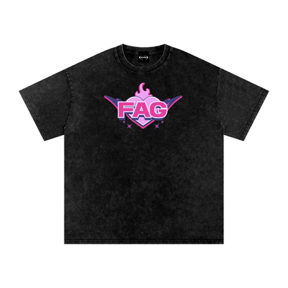 Oversize Tee MIDNIGHT / S FAG Y2K Premium Oversized Tee ~ GAYSBIE PREMIUM MATERIALS
