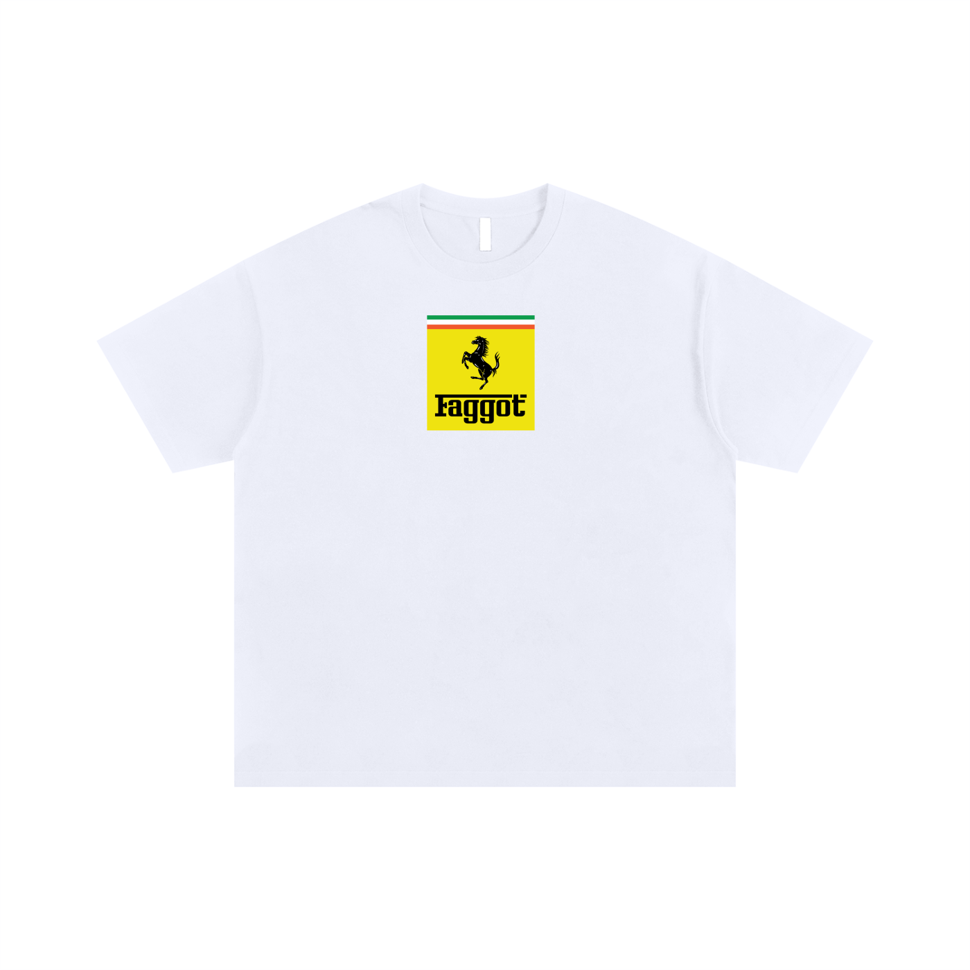 Oversize Tee ICE / S Faggot Ferrari Oversize Signature Tee ~ GAYSBIE PREMIUM MATERIALS