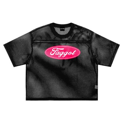 Mesh Tee MIDNIGHT / S Faggot Ford Boxy Mesh Tee ~ GAYSBIE PREMIUM MATERIALS