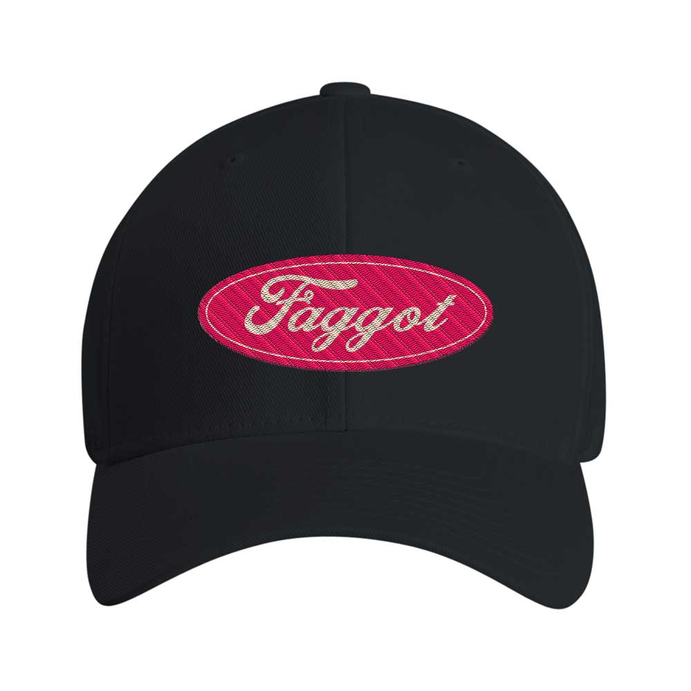 Caps MIDNIGHT / L-XL Faggot Ford Embroidered Cap ~ GAYSBIE GAYSBIE SHOP