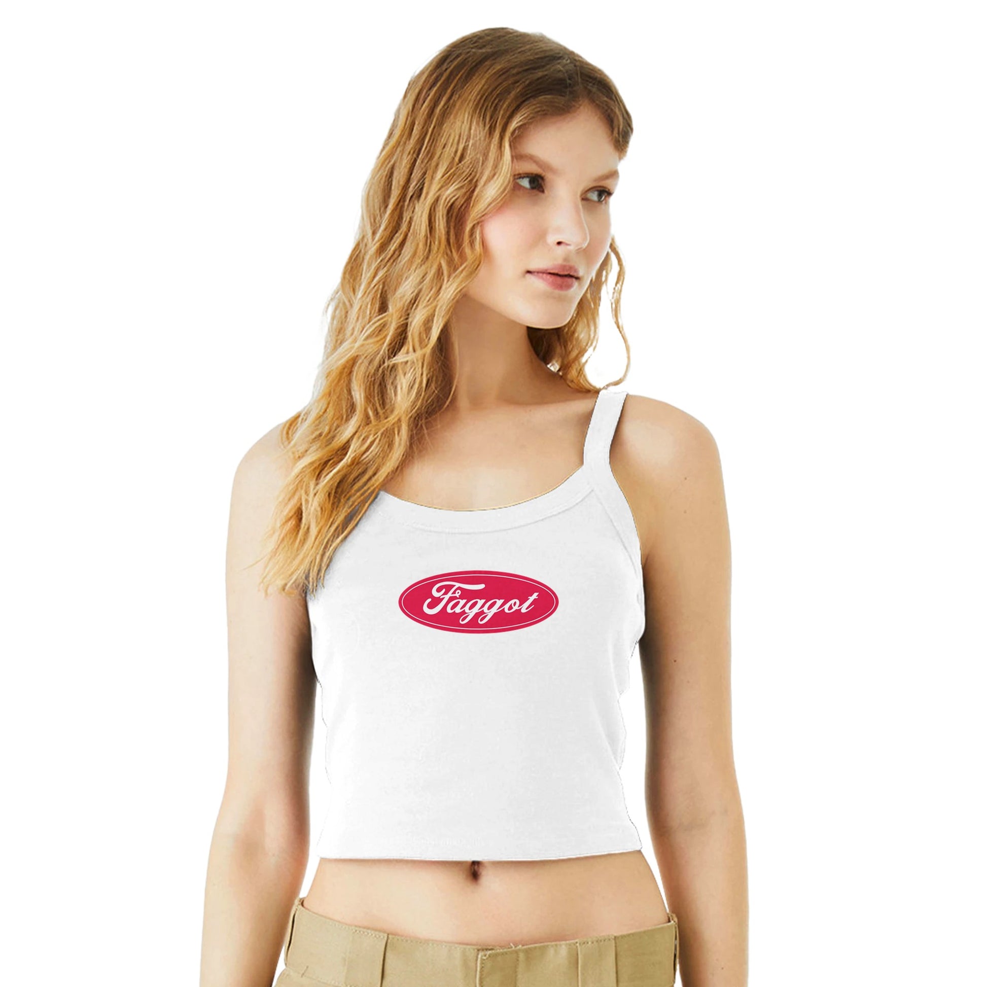 Ribbed Tank Faggot Ford Logo Baby Ribbed Tank ~ GAYSBIE PREMIUM MATERIALS