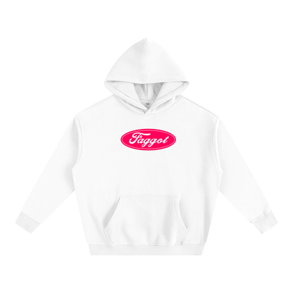 Premium Hood ICE / S Faggot Ford Logo Heavy Fleece Hoodie ~ GAYSBIE PREMIUM MATERIALS