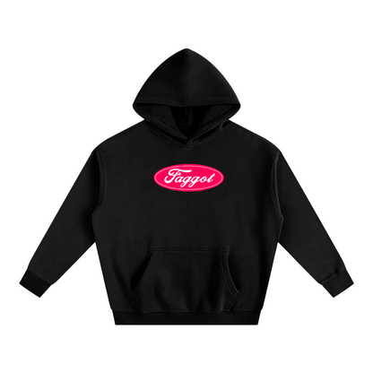 Premium Hood MIDNIGHT / S Faggot Ford Logo Heavy Fleece Hoodie ~ GAYSBIE PREMIUM MATERIALS