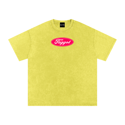Oversize Tee LEMON / S Faggot Ford Logo Premium Oversized Tee ~ GAYSBIE PREMIUM MATERIALS