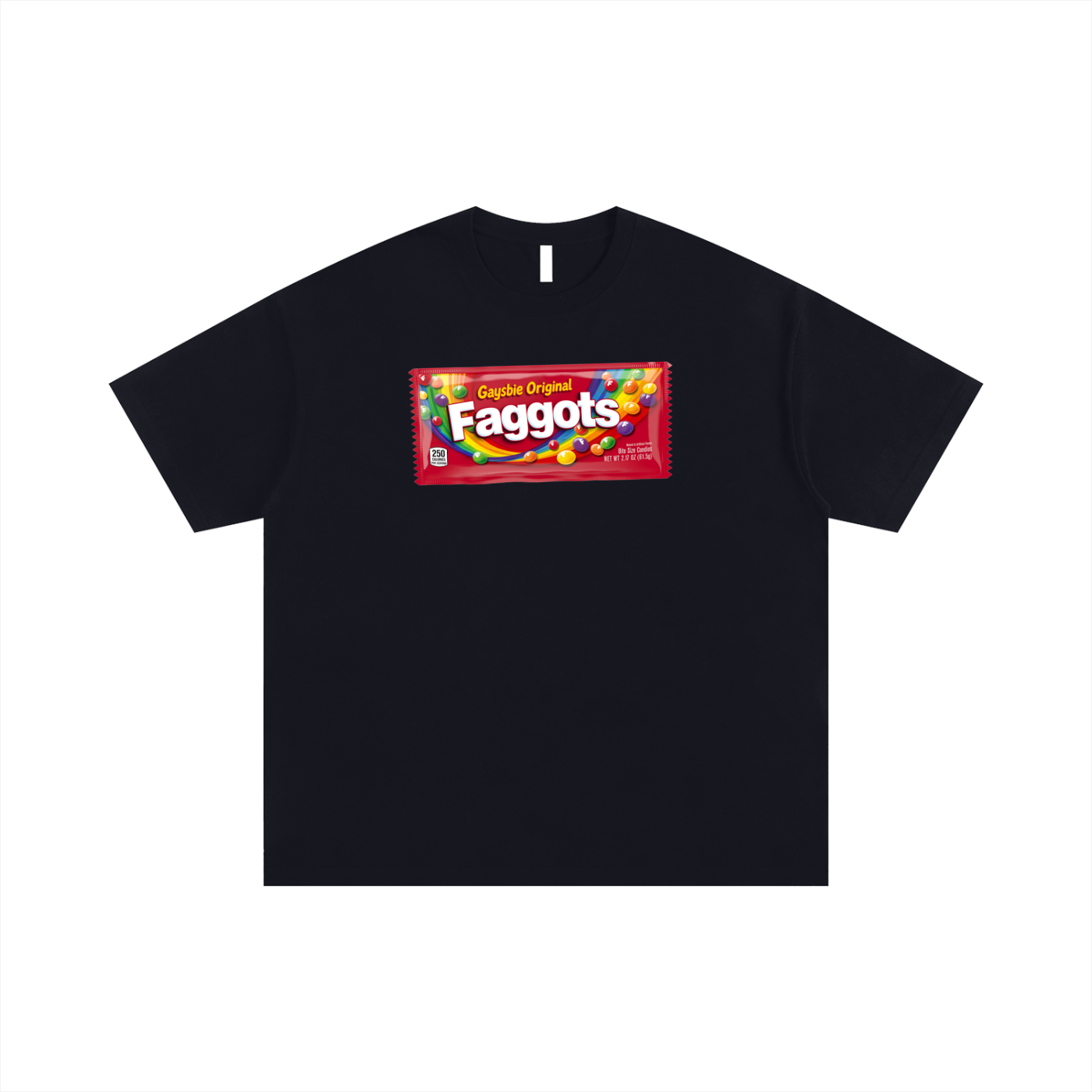 Oversize Tee MIDNIGHT / S Faggots Skittles Oversize Signature Tee ~ GAYSBIE PREMIUM MATERIALS