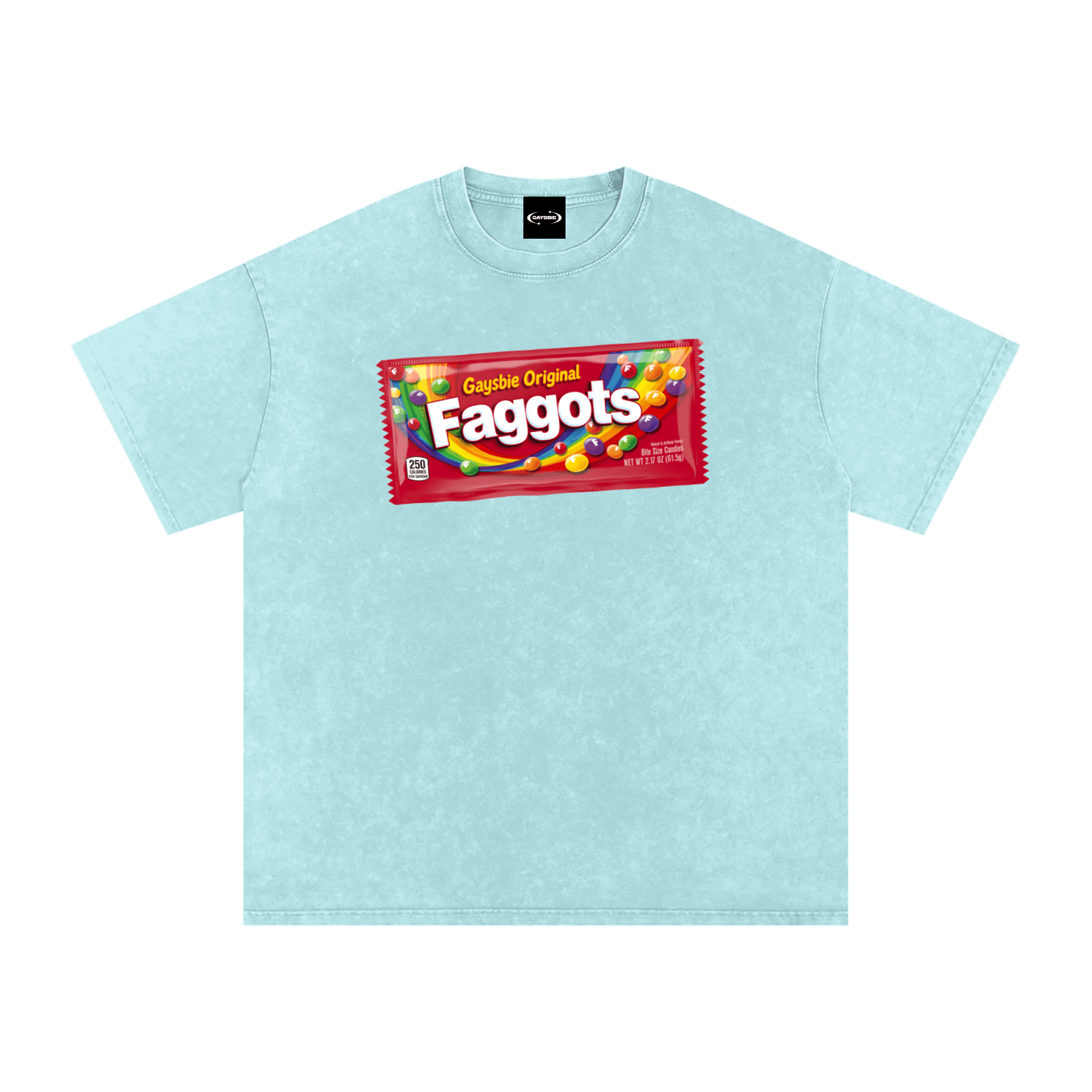 Oversize Tee ICE / S Faggots Skittles Premium Oversized Tee ~ GAYSBIE PREMIUM MATERIALS