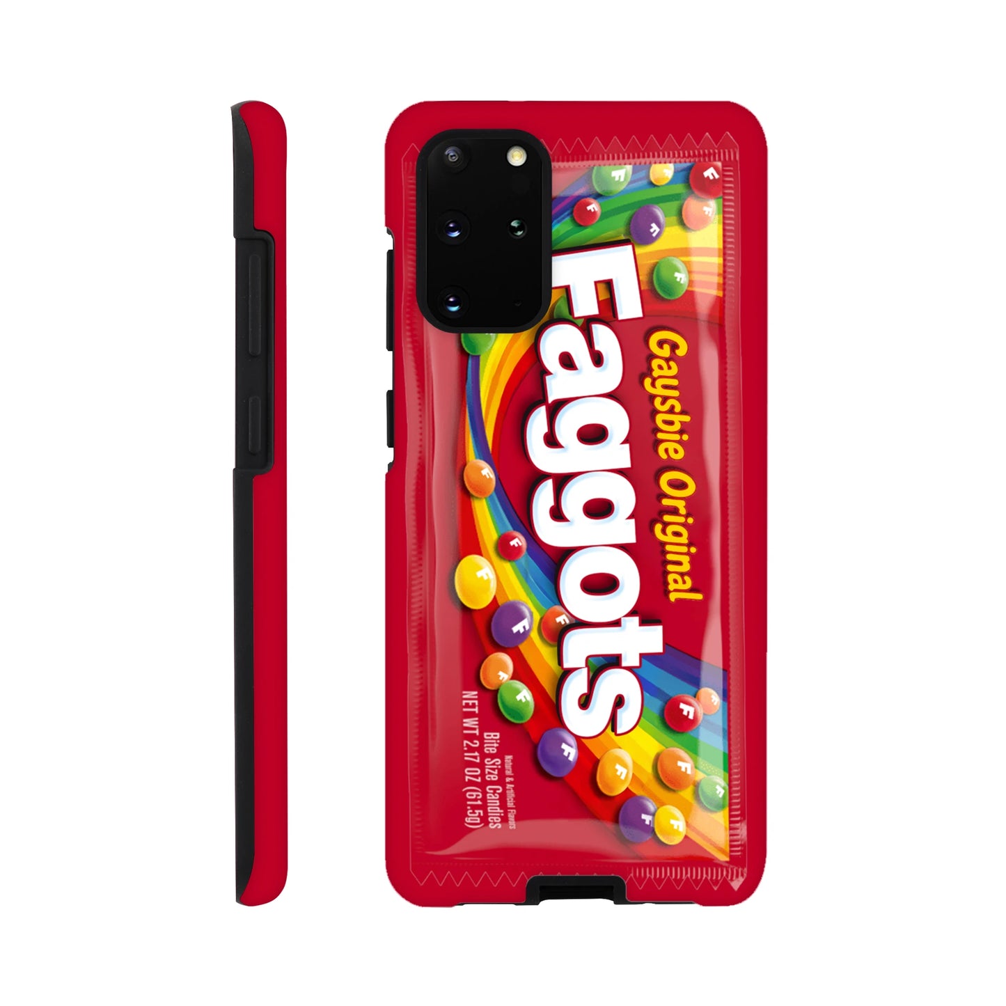 Android Case Galaxy S20 Plus Faggots Skittles Tough Android Case ~ GAYSBIE PREMIUM MATERIALS