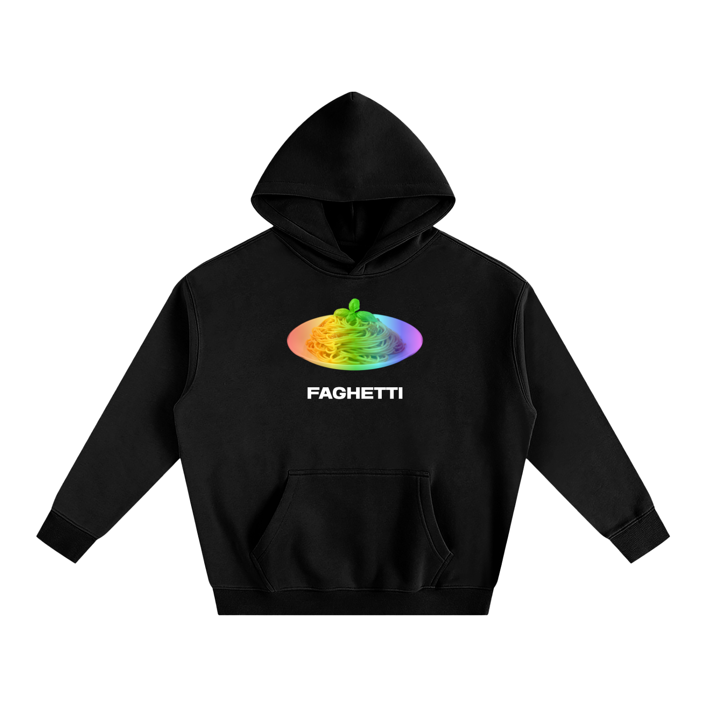 Premium Hood MIDNIGHT / S FAGHETTI Heavy Fleece Hoodie ~ GAYSBIE PREMIUM MATERIALS
