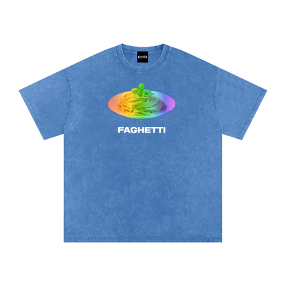 Oversize Tee SKY / S FAGHETTI Premium Oversized Tee ~ GAYSBIE PREMIUM MATERIALS