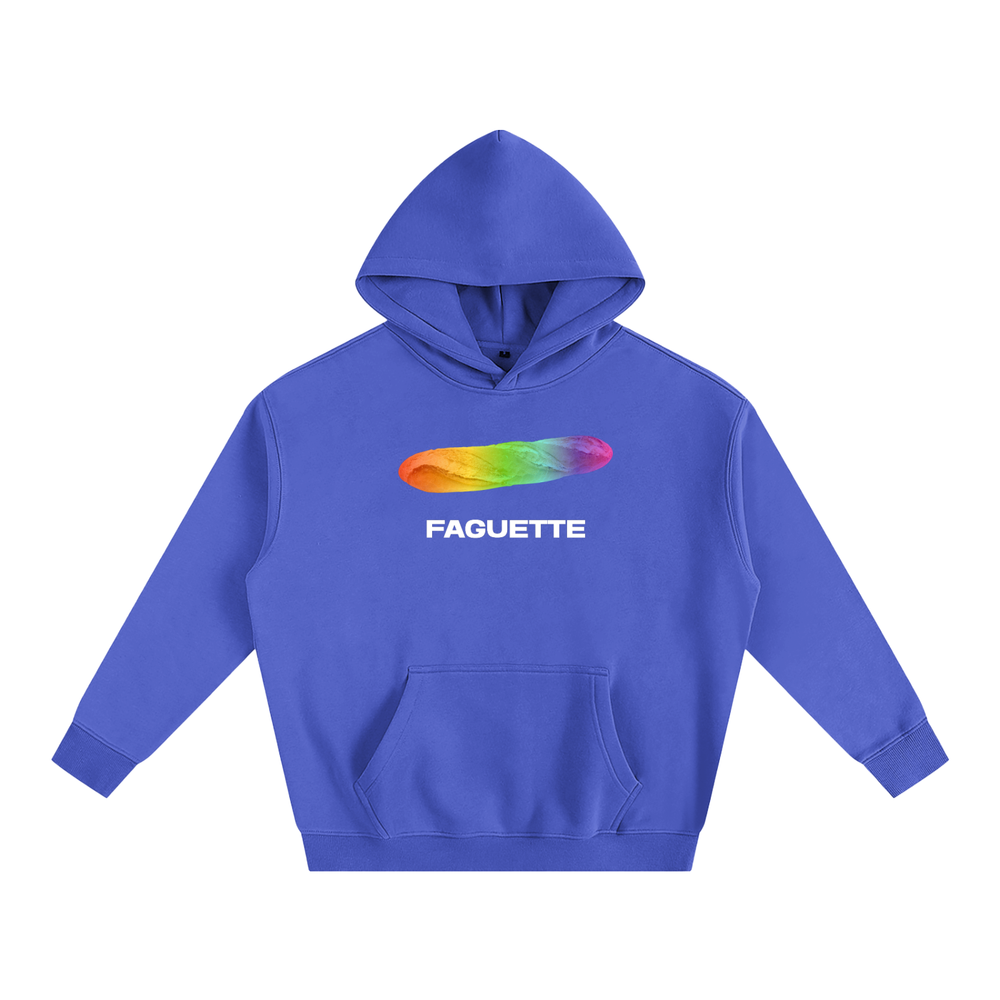 Premium Hood OCEAN / S FAGUETTE Heavy Fleece Hoodie ~ GAYSBIE PREMIUM MATERIALS