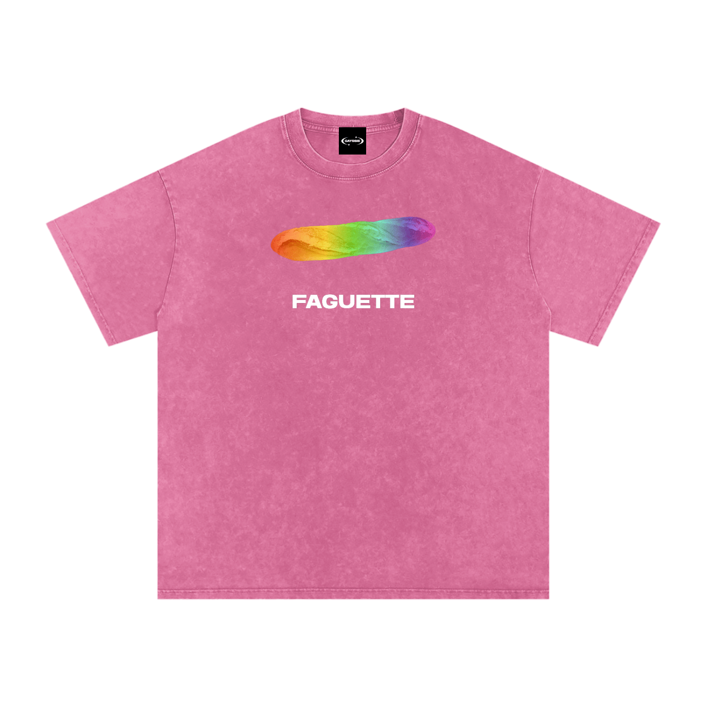 Oversize Tee BUBBLEGUM / S FAGUETTE Premium Oversized Tee ~ GAYSBIE ODMPOD