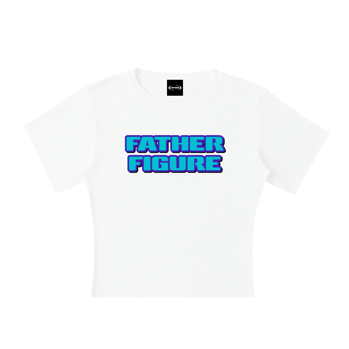 Baby Tee ICE / S FATHER FIGURE Baby Tee ~ GAYSBIE PREMIUM MATERIALS
