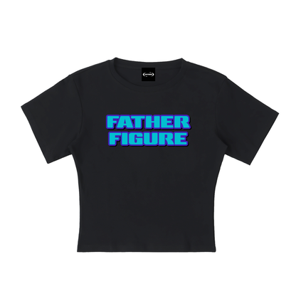 Baby Tee MIDNIGHT / S FATHER FIGURE Baby Tee ~ GAYSBIE PREMIUM MATERIALS