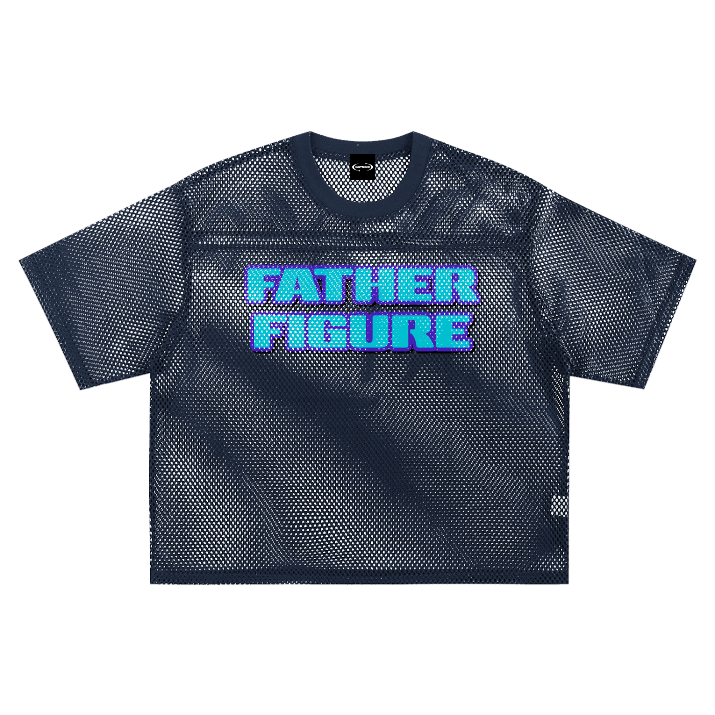 Mesh Tee ECLIPSE / S FATHER FIGURE Boxy Mesh Tee ~ GAYSBIE PREMIUM MATERIALS