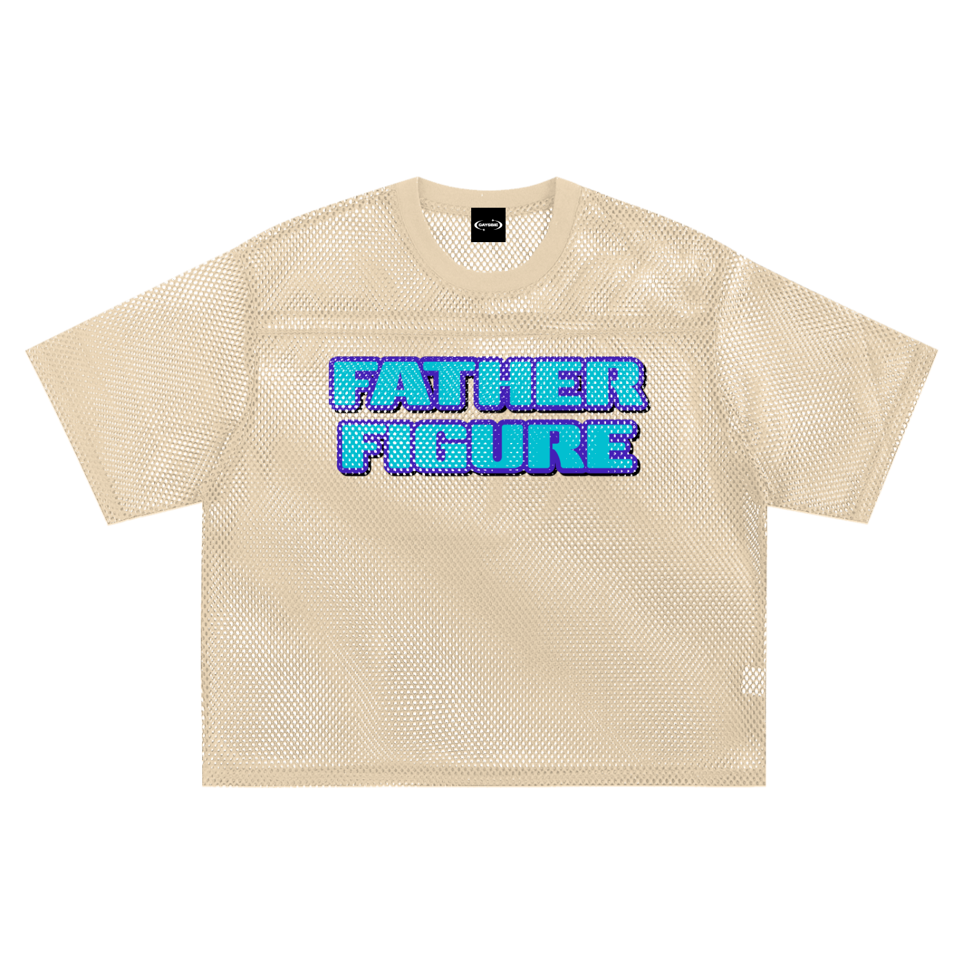 Mesh Tee PEACHY / S FATHER FIGURE Boxy Mesh Tee ~ GAYSBIE PREMIUM MATERIALS
