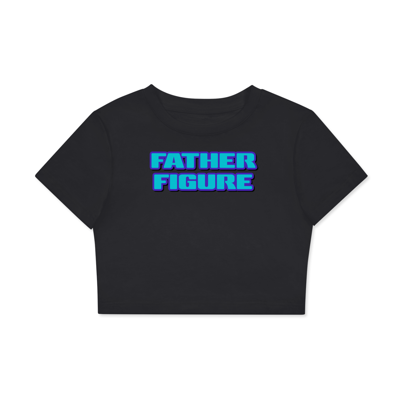 Crop Tee MIDNIGHT / XS FATHER FIGURE Crop Tee ~ GAYSBIE PREMIUM MATERIALS