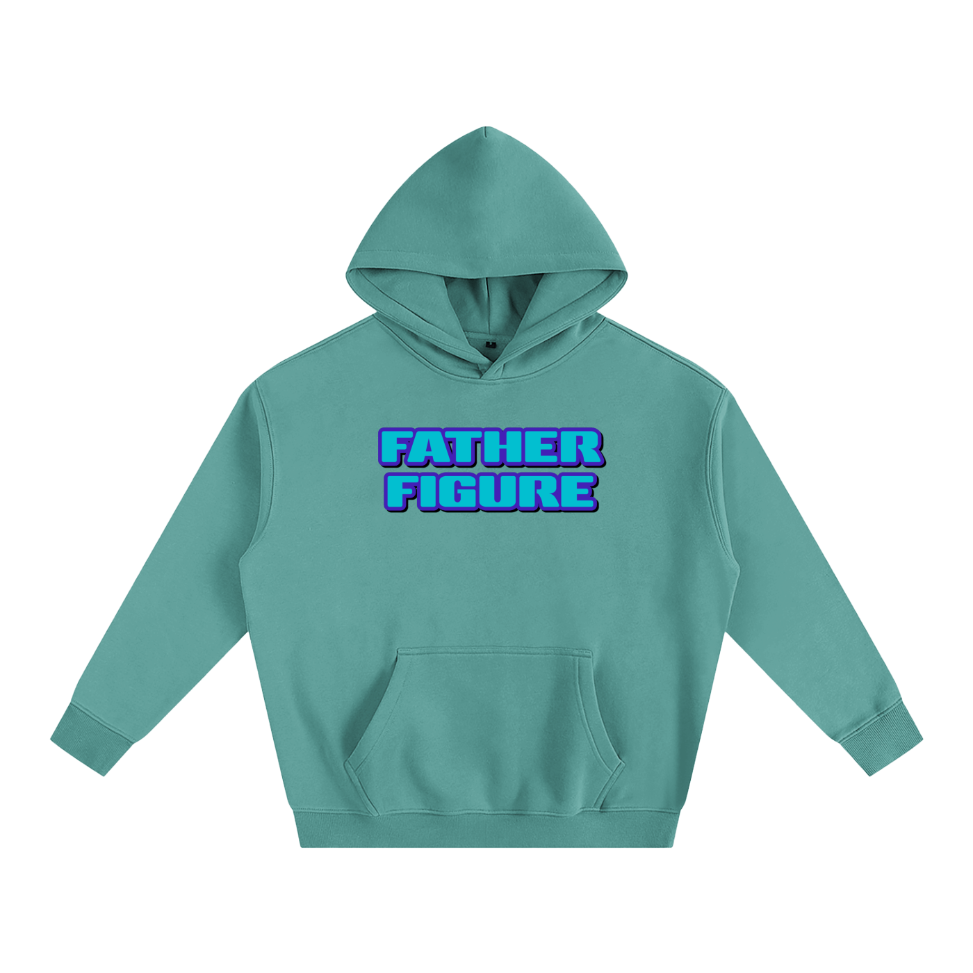 Premium Hood MINTY / S FATHER FIGURE Heavy Fleece Hoodie ~ GAYSBIE PREMIUM MATERIALS