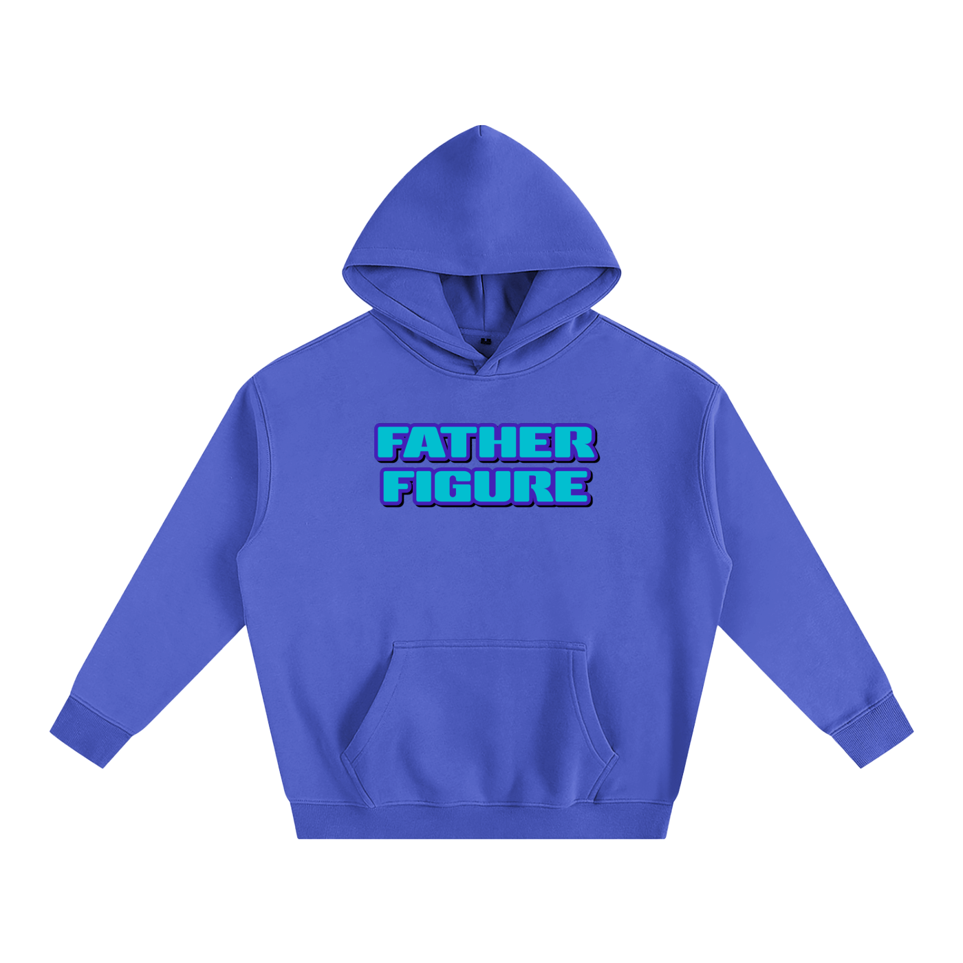 Premium Hood OCEAN / S FATHER FIGURE Heavy Fleece Hoodie ~ GAYSBIE PREMIUM MATERIALS