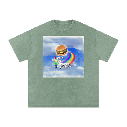 LGBT BURGER Premium Oversized Tee ~ GAYSBIE
