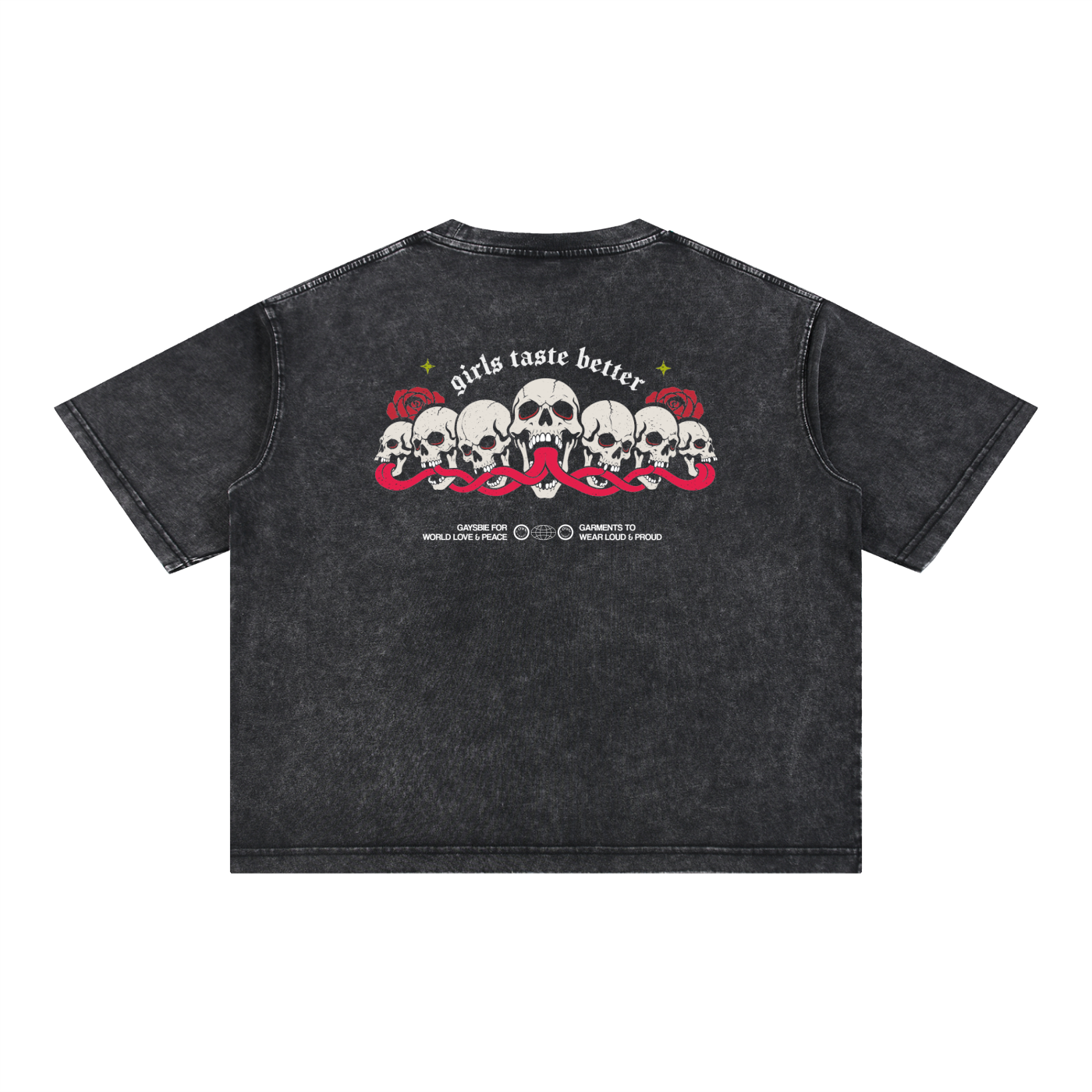 Girls Taste Better Goth Tee - Lesbian Graphic Summer Shirt GAYSBIE