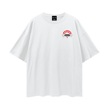 LOVE IS LOVE Cherries Oversize Loose Drop Shoulder Tee ~ GAYSBIE