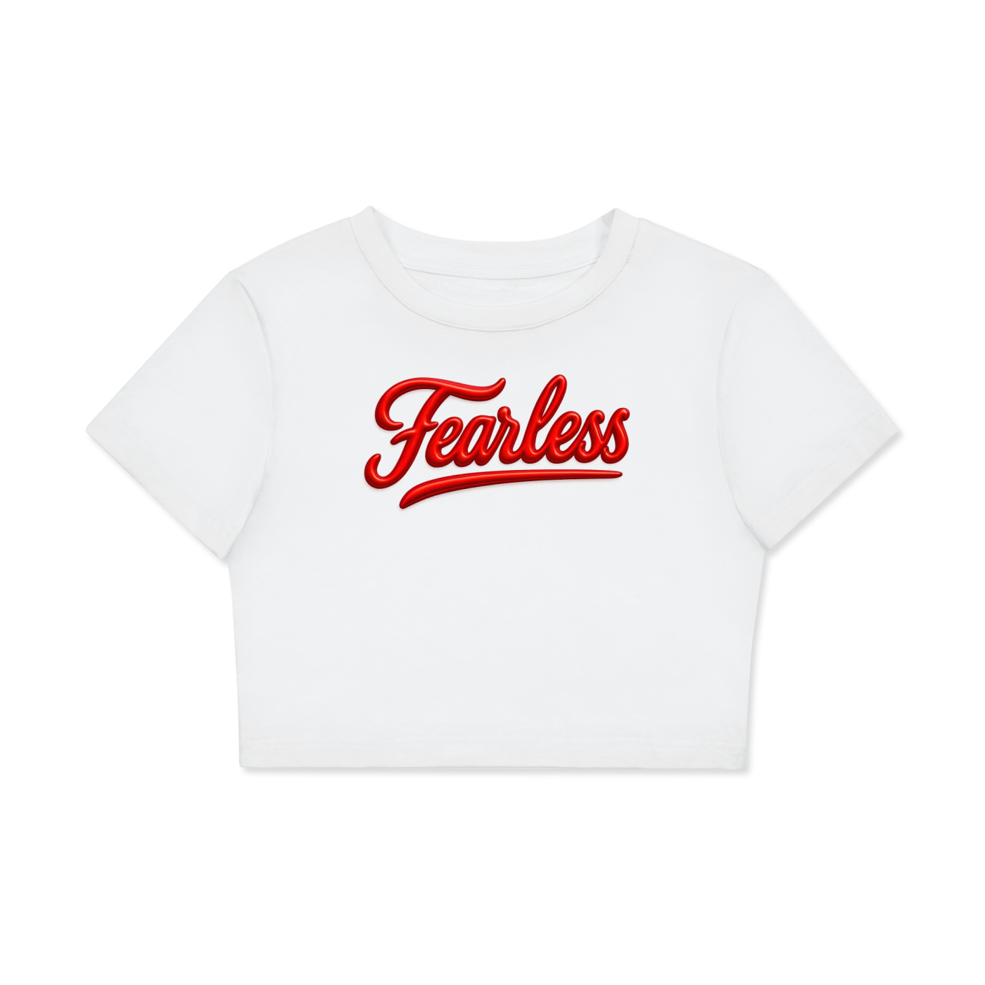 Crop Tee ICE / XS Fearless Crop Tee ~ GAYSBIE PREMIUM MATERIALS