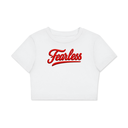 Crop Tee ICE / XS Fearless Crop Tee ~ GAYSBIE PREMIUM MATERIALS