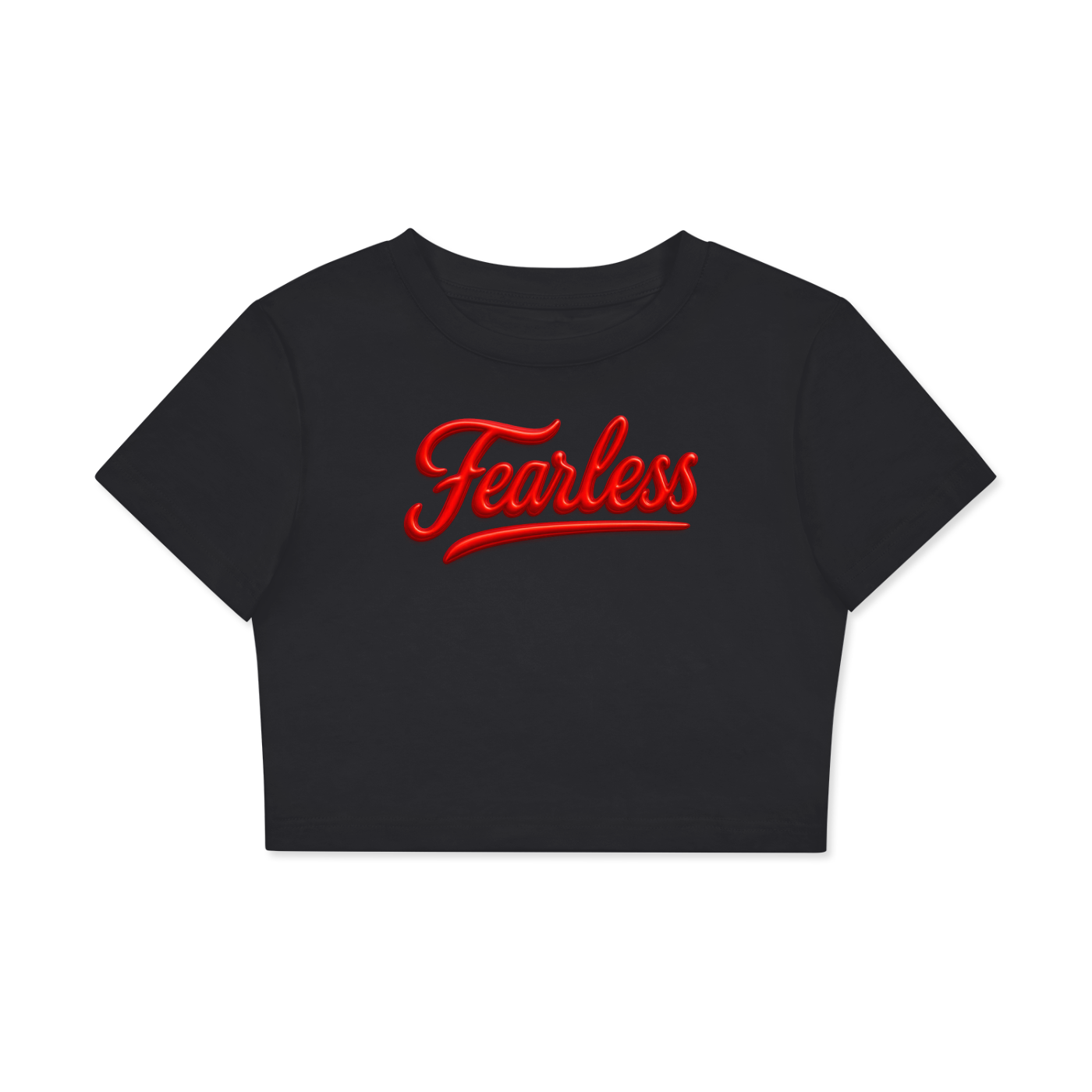Crop Tee MIDNIGHT / XS Fearless Crop Tee ~ GAYSBIE PREMIUM MATERIALS